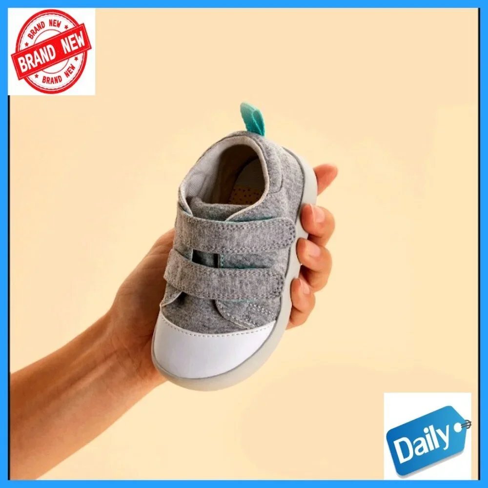 First Walker Baby Shoes Lightweight Breathable Cotton Non-Slip Wide Feet